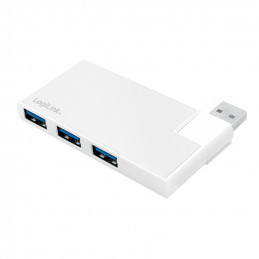 LogiLink UA0303 keskitin USB 3.2 Gen 1 (3.1 Gen 1) Type-A 5000 Mbit s Hopea