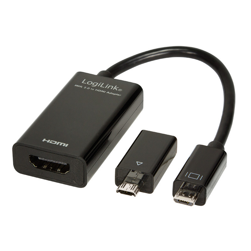 LogiLink UA0142A USB grafiikka-adapteri Musta