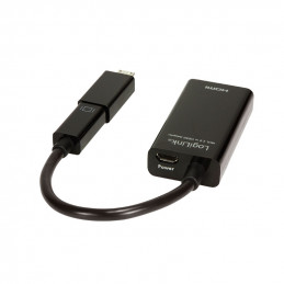 LogiLink UA0142A USB grafiikka-adapteri Musta