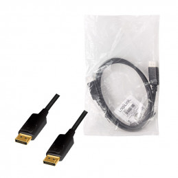 LogiLink CD0100 DisplayPort-kaapeli 1 m Musta