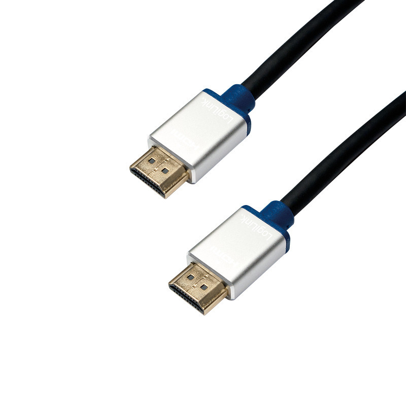 LogiLink 5m, 2xHDMI HDMI-kaapeli HDMI-tyyppi A (vakio) Musta