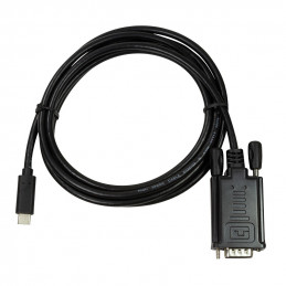 LogiLink UA0334 videokaapeli-adapteri 3 m USB Type-C VGA (D-Sub) Musta