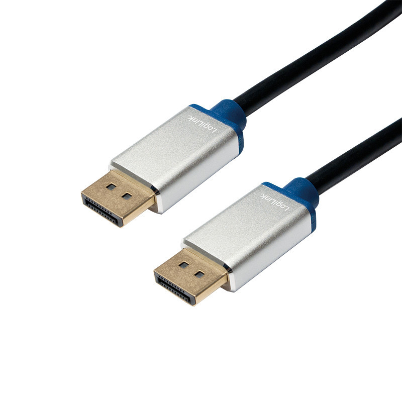 LogiLink 2m, 2xDisplayPort DisplayPort Musta