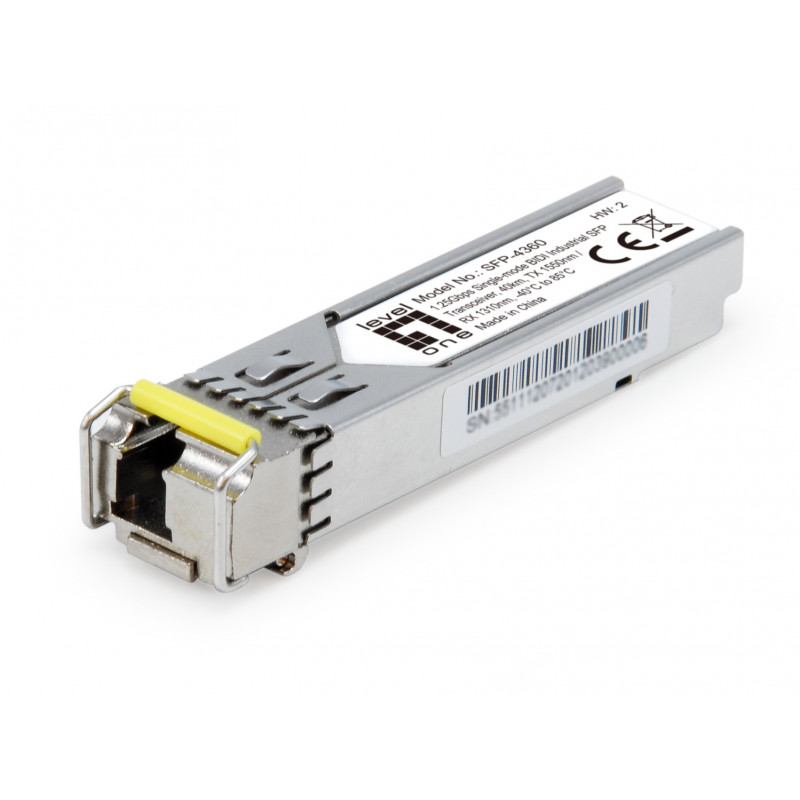 LevelOne SFP-4360 lähetin-vastaanotinmoduuli Valokuitu 1250 Mbit s