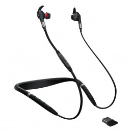 Jabra Evolve 75e Kuulokkeet Langallinen & langaton Niskanauha, In-ear Toimisto puhelukeskus Micro-USB Bluetooth Musta
