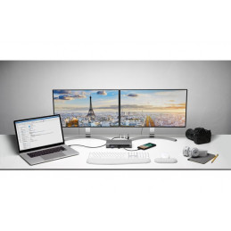 Kensington SD5600T Thunderbolt 3 mobiililaitteiden telakka-asema Harmaa