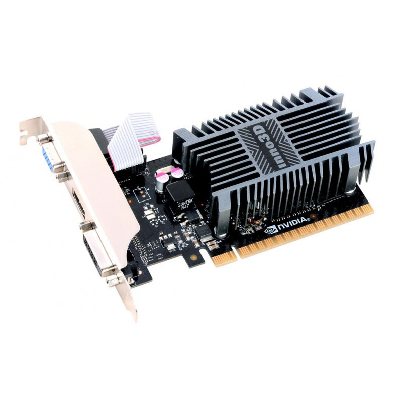 Inno3D N710-1SDV-E3BX näytönohjain NVIDIA GeForce GT 710 2 GB GDDR3