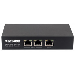 Intellinet 561266 verkkokytkin Hallitsematon Gigabit Ethernet (10 100 1000) Power over Ethernet -tuki Musta