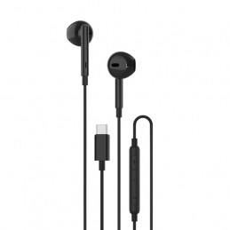 Unisynk 10396 kuulokkeet ja kuulokemikrofoni Langallinen In-ear Puhelut Musiikki USB Type-C Musta