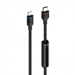 Unisynk 10329 matkapuhelimen kaapeli Musta 1,2 m Lightning USB C
