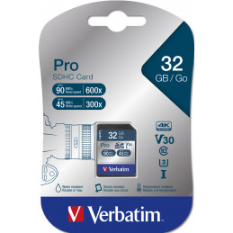 Verbatim Pro 32 GB SDHC UHS Luokka 10