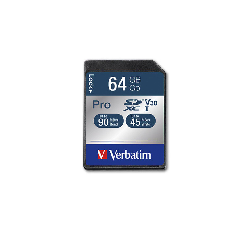 Verbatim Pro 64 GB SDXC UHS Luokka 10