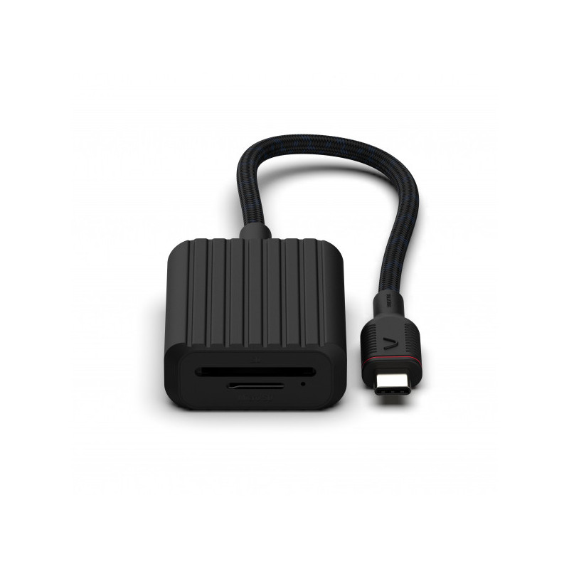 Unisynk 10381 kortinlukija USB 2.0 Type-C Musta