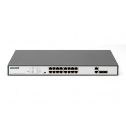 Digitus DN-95342-1 verkkokytkin Hallitsematon Fast Ethernet (10 100) 1U Musta, Hopea