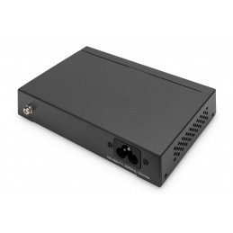 Digitus DN-95330-1 verkkokytkin Hallitsematon Gigabit Ethernet (10 100 1000) Power over Ethernet -tuki Musta