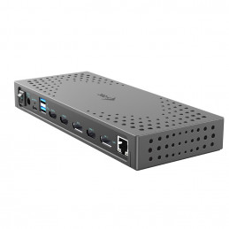 i-tec CATRIPLE4KDOCKPD2UK kannettavien tietokoneiden telakka ja porttitoistin Langallinen USB 3.2 Gen 2 (3.1 Gen 2) Type-C