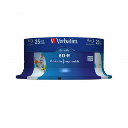 Verbatim 43811 tyhjä Blu-ray-levy BD-R 25 GB 25 kpl