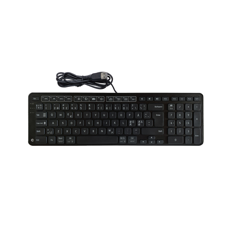 Contour Design Balance Keyboard BK -Wired-PN Version