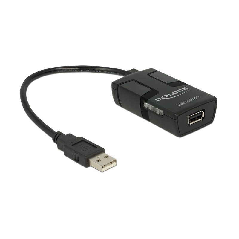 DeLOCK 62588 USB-kaapeli 0,15 m USB A Musta