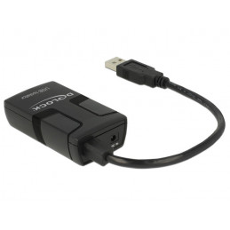 DeLOCK 62588 USB-kaapeli 0,15 m USB A Musta