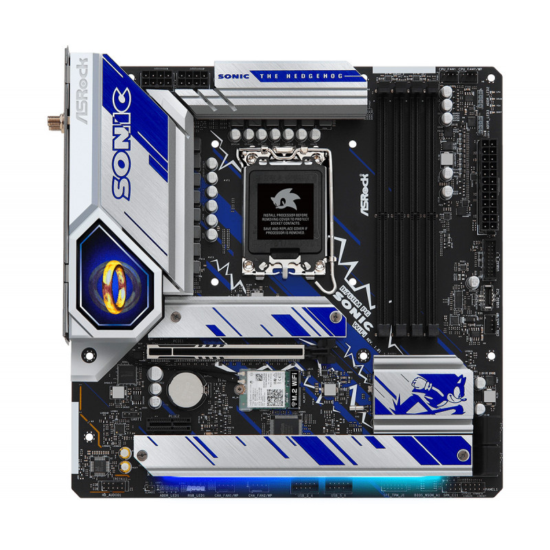 Asrock B760M PG SONIC WIFI Intel B760 LGA 1700 mikro ATX