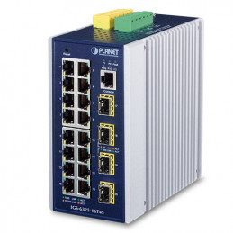 PLANET IGS-6325-16T4S verkkokytkin Hallittu L3 Gigabit Ethernet (10 100 1000) Sininen, Harmaa