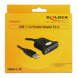 DeLOCK USB 1.1 parallel adapter rinnakkaiskaapeli 0,8 m