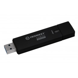 Kingston Technology IronKey D300 USB-muisti 4 GB USB A-tyyppi 3.2 Gen 1 (3.1 Gen 1) Musta