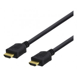 Deltaco HDMI-1070D HDMI-kaapeli 10 m HDMI-tyyppi A (vakio) Musta