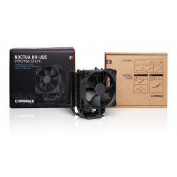 Noctua NH-U9S chromax.black Suoritin Jäähdytin 9,2 cm Musta, Kromi 1 kpl