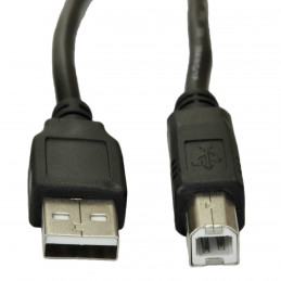 Akyga AK-USB-12 USB-kaapeli 3 m USB 2.0 USB A USB B Musta