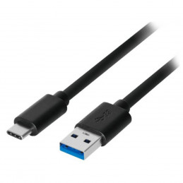 Akyga AK-USB-24 USB-kaapeli 0,5 m USB 3.2 Gen 1 (3.1 Gen 1) USB A USB C Musta