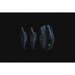 Razer Naga V2 Pro hiiri Oikeakätinen RF Wireless + Bluetooth + USB Type-C Optinen 30000 DPI