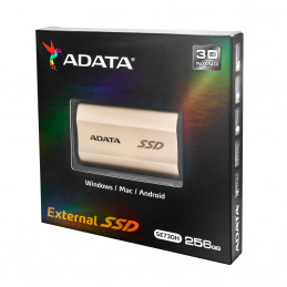ADATA SE730H 256 GB Kulta