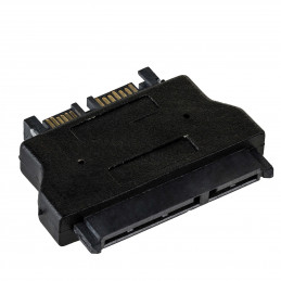 Akyga AK-CA-53 kaapelin sukupuolenvaihtaja SATA data power Slim SATA Musta