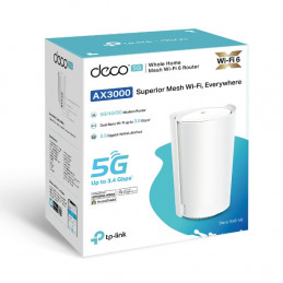 TP-Link Deco X50-5G Kaksitaajuus (2,4 GHz 5 GHz) Wi-Fi 6 (802.11ax) Valkoinen 3 Sisäinen
