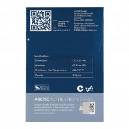 ARCTIC ACTPD00056A Tietokoneen jäähdytysjärjestelmän osa ja lisätarvike Lämpöalusta