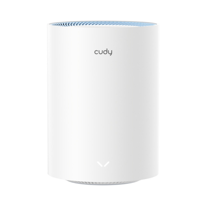 Cudy M1200 1-PACK Wi-Fi-verkkojärjestelmä Kaksitaajuus (2,4 GHz 5 GHz) Wi-Fi 5 (802.11ac) Valkoinen Sisäinen