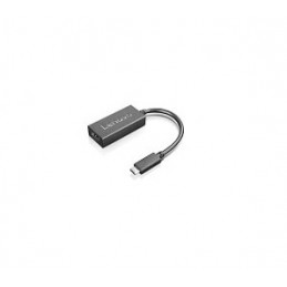Lenovo 4X90R61022 videokaapeli-adapteri 0,24 m USB Type-C HDMI-tyyppi A (vakio) Musta