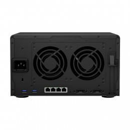 Synology DiskStation DS1621+ NAS- ja tallennuspalvelimet Työpöytä Ethernet LAN Musta V1500B