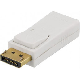 Deltaco DP-HDMI31 - videoadapter - Displ DisplayPort HDMI Valkoinen