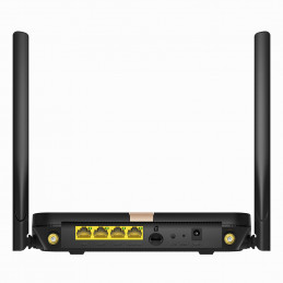 Cudy LT500D langaton reititin Nopea Ethernet Kaksitaajuus (2,4 GHz 5 GHz) 4G Musta