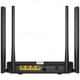 Cudy LT500 langaton reititin Nopea Ethernet Kaksitaajuus (2,4 GHz 5 GHz) 4G Musta