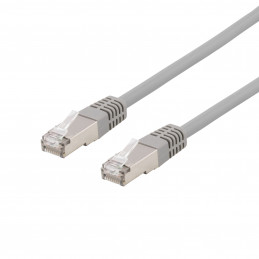 Deltaco SFTP-611H verkkokaapeli Harmaa 1,5 m Cat6 S FTP (S-STP)