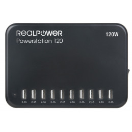 RealPower Power Station 120 Musta Sisätila