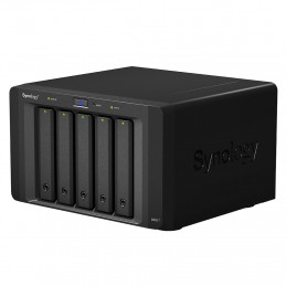 Synology DX517 levyjärjestelmä Työpöytä Musta