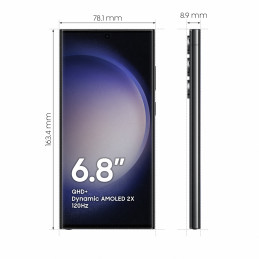 Samsung Galaxy S23 Ultra SM-S918B 17,3 cm (6.8") Kaksois-SIM Android 13 5G USB Type-C 12 GB 512 GB 5000 mAh Musta