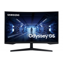 Samsung Odyssey G5 G55T 68,6 cm (27") 2560 x 1440 pikseliä Quad HD LED Musta