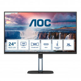 AOC V5 24V5C 60,5 cm (23.8") 1920 x 1080 pikseliä Full HD LED Musta