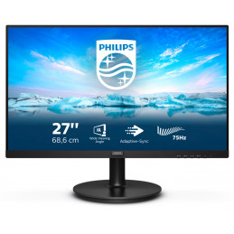 Philips V Line 272V8LA 00 tietokoneen litteä näyttö 68,6 cm (27") 1920 x 1080 pikseliä Full HD LED Musta